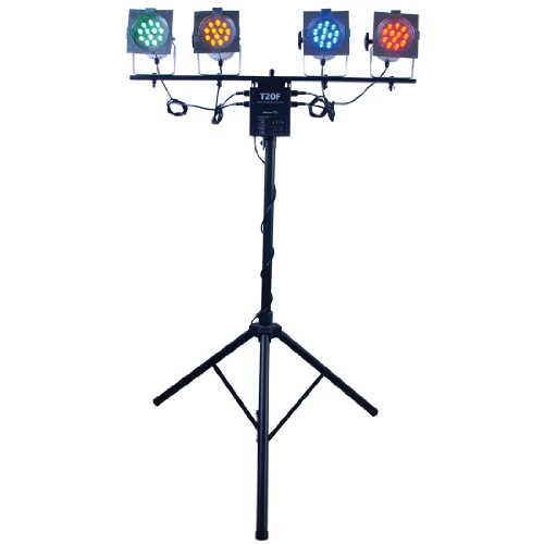 American DJ Ls-80 LED System 4 LED Pars A Stand And Chase Controller