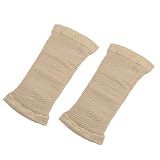 Como Pair Beige Wave Texture Elastic Upper Arm Slimming Massage Shaper