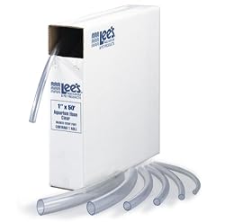 Lee's Flex Aquarium Tubing, Clear, 1-Inch by 50-Foot, Slip-Fit