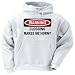 WARNING CLOGGING MAKES ME HORNY Adult Hooded Sweatshirt (Hoodie / Hoody) Various Colo...
