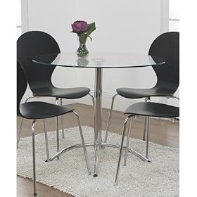 Soho Round Dining Table in Glass