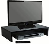 5.25 High TV Stand 25" Wide, BLACK