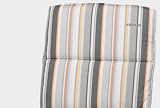 Kettler Basic Aufl. Klapps. Kissen mocca, Blume ws.