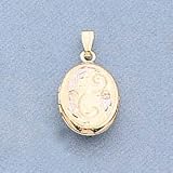14kt Tri-Color Gold Locket