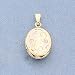 14kt Tri-Color Gold Locket