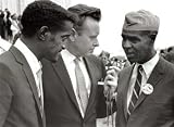 Civil Rights - Sammt Davis Jr. , Wilkins 1963, Art Poster by National Archive