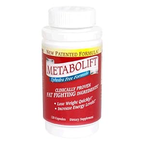 TwinLab Metabolift Weight Loss Supplement, Ephedra Free Formula, Capsules, 120-Count Bottle