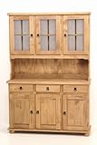 Highboard Pinie massiv Farbton Brasil gewachst geölt Esszimmer