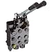 Prince LVT1BB5AB1 Loader Valve, Monoblock, Cast Iron, 2 Spool, 4 Ways, 3 Positions, Single Acting Cylinder Spool, Spring Center, Lever Handle, 3000 psi, 10 gpm, In/Out: #8 SAE, Work #6 SAE
