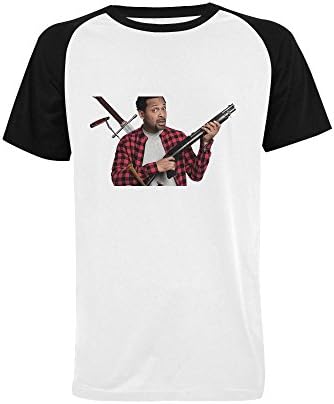 Jonnert Men's Meet the Blacks Short Sleeve Raglan T Shirt (USA Size)