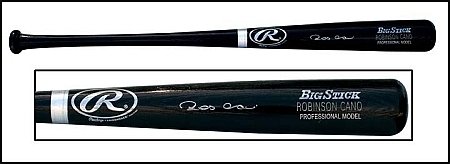 Robinson Cano Autographed/Hand Signed Professional Model Rawlings Baseball Bat