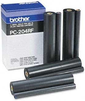 compatible with Brother Fax Refill Roll 4pk for PC201 1570MC/MFC1770/1870/1970/PPF1170/1270 PC204RF