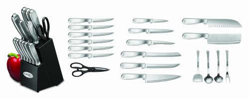 Ginsu 4846 20-Piece Stainless Steel Knife Set with Block
