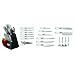 Ginsu 4846 20-Piece Stainless Steel Knife Set with Block