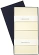 100 Ecruwhite Triple Panelled Place Cards