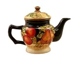 CERAMIC TEA POT,TUSCANY GRAPE,FRUITS WINTER DECOR