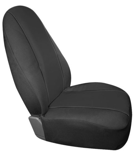 Saddleman S 199444-01 Custom Made Rear Bench / Backrest Seat Cover - Neoprene Fabric, Black
