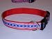 Pet Supplies : Sandia Pet Products Freedom on Red Pattern Large Dog Collar
