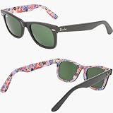 2011 RAY BAN Wayfarer Rare Prints Buttons Sunglasses