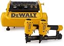 DEWALT D55141BNS Heavy-Duty Brad Nailer, Stapler, and Compressor Combo Kit