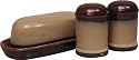 Sango Nova Brown 4-Piece Hostess Set