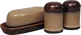 Sango Nova Brown 4-Piece Hostess Set