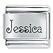 Jewelry : Name Jessica Italian Charms Bracelet Link