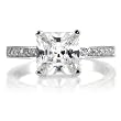 Trista's Promise Ring - Clear Princess Cut CZ