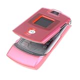 Thin Shell Transparent Magenta - Motorola Razr V3, V3c, V3i