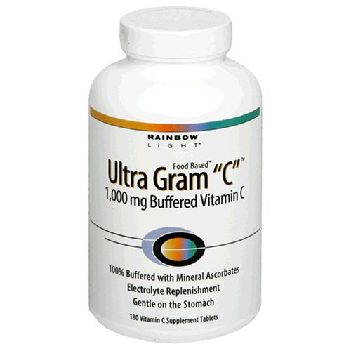 Rainbow Light Ultra Gram C, Vitamin C Supplement Tablets, 180 tablets by Rainbow Light
