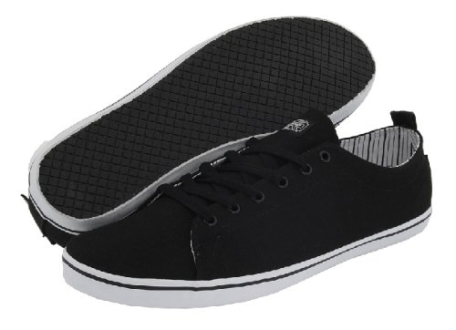 DVS Men's Rehab Casual Shoe,Black Canvas,12 M US