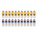 Tischfussballfiguren f&uuml;r 15,9 mm Vollstangen