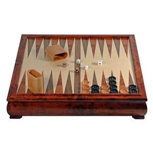 3-in-1 Camphor Game Set with Storage for Pieces (Chess, Checkers, Backgammon) by Wood Expressions