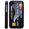 Slabo Silikon Schutzh�lle H�lle Case f�r Apple iPhone 4s | iPhone 4 - "Kreditkarte Kredit Karte | Credit Card" - SCHWARZ | BLACK