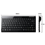 iBUFFALO 無線キーボード Bluetooth2.0 パンタグラフ 83キー ブラック BSKBB01BK