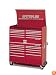 Waterloo MG5612 56-Inch Wide by 30-Inch Deep by 42-1/4-Inch High Extreme Use Red Tool Cart with 12 Ball Bearing Drawers Slides and Roll Cage Construction