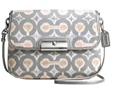 Coach Kristin Ikat Swingpack Crossbody Messenger Bag - Coach 45377GRY