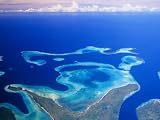 Aerial View of the Solomon Islands, Melanesia, South Pacific Photographic Poster Print by Lousie Murray, 40x30