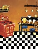 Retro Kitchen IV, Art Poster by Krista Sewell