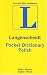 Langenscheidt Polish Dictionary: Polish - English English - Polish (Langenscheidt's Pocket Dictionary) (Polish Edition)