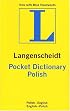 Langenscheidt Polish Dictionary: Polish - English English - Polish (Langenscheidt's Pocket Dictionary)