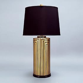 Vienna Gold Cylinder Table Lamp by SmartBargains