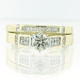 0.96ct Round Brilliant Cut Diamond Engagement Anniversary Ring