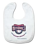 MLB Washington Nationals White Snap Bib with Team Logo