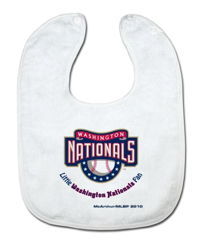 MLB Washington Nationals White Snap Bib with Team Logo at Amazon.com