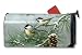 Snow Chickadees Winter Magnetic Mailbox Cover