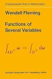 Functions of Several Variables (Undergraduate Texts in Mathematics)