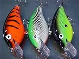 3 Custom Shad Lures - Plugs Crankbaits Big Bass Fishing Set O Search the term rockcreeklures to see our entire line here on Amazon.