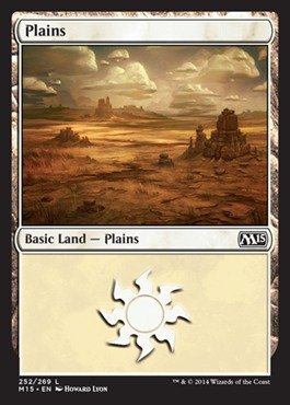 Magic: the Gathering - Plains (252/269) - Magic 2015 - Foil