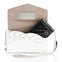 Sony Ericsson - IDC-22 �tui en cuir blanc - miroir  int�rieur - dragonne